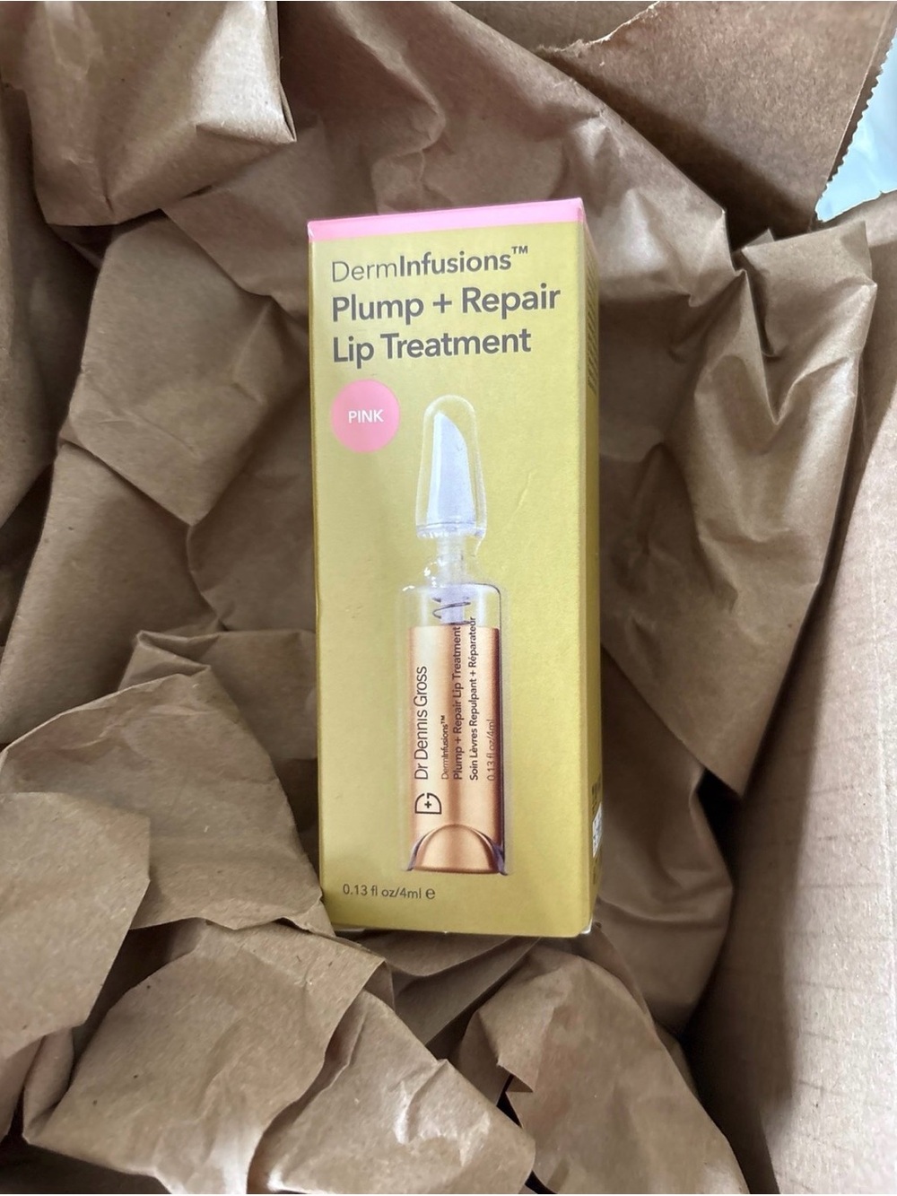 New Dr. Dennis Gross Mini DermInfusions Plump + Repair Lip Treatment